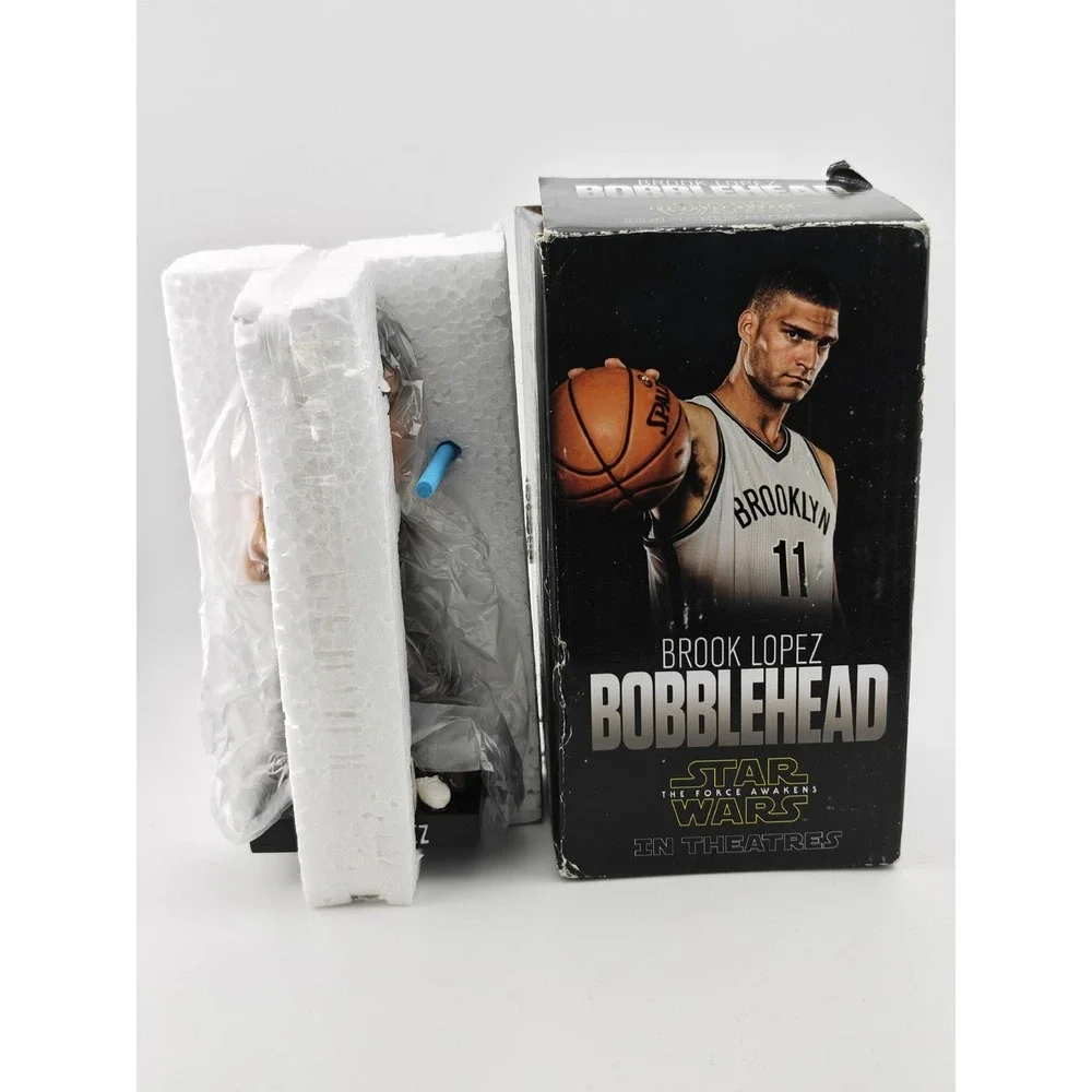 Brook Lopez Star Wars Brooklyn Nets Bobblehead Figurine Multi-Color NBA 2016 New